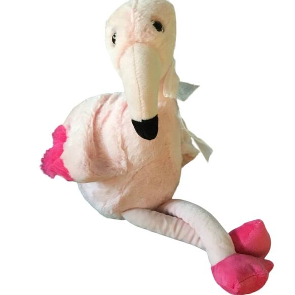 RARE COLOR NWT Kellytoy light pink plush flamingo 17" (medium) - Picture 1 of 6